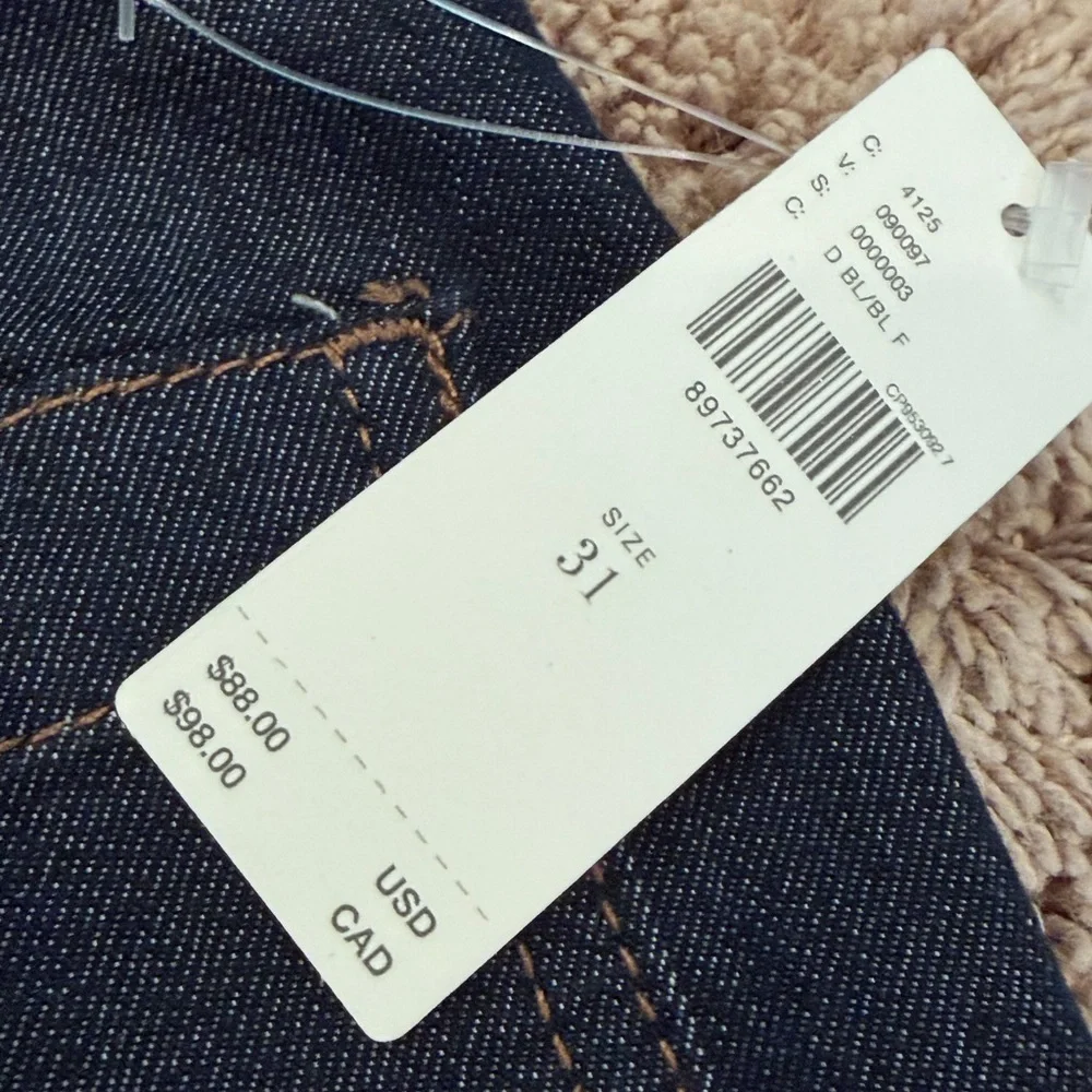 NWT new 31 Anthropologie Maeve Colette denim Jean shorts dark wash pockets - Picture 5 of 17